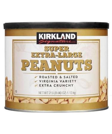 Kirkland Signature Super Extra Large Peanuts Roasted & Salted Nuts Pack 1.13kg Seller Approved by Fakespot Guard Learn More