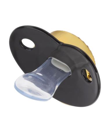 Personalized Bling Pacifier - Shiny Heart-Shaped Rhinestone Baby Nipple | Soft Light Newborn Gift - Black - Buy Online on GoSupps.com