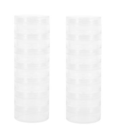 2pcs 7 Day Pill Organizer Case Tower Weekly Stackable Pill Storage