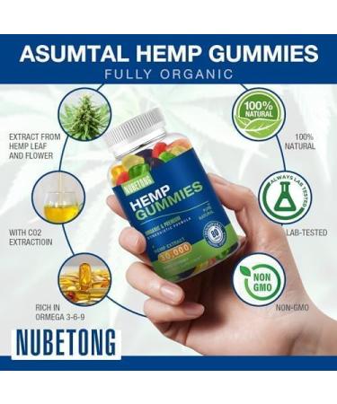 2 Packs Hemp Gummies Relief High Potency Supplement Edible Bear Gummy Extra Strength Pure Natural Hemp Oil Extract Vegan Non-GMO for Sleep Pain Anxiety - Buy Online on GoSupps.com