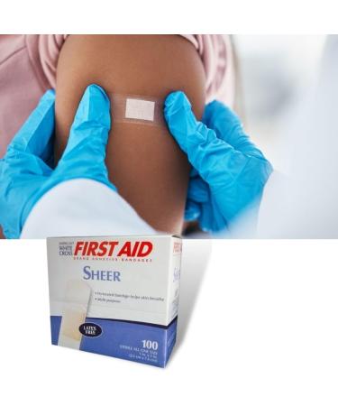 Buy Sheer Strip Spot Bandage - Adhesive Bandages 1" x 3" 100 Pack - MS-20250 | Fast International Shipping - Buy Online on GoSupps.com