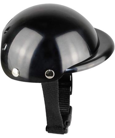 Lesypet Dog Helmet for Cats & Small Dogs | Black Safety Hat for Biking & Cycling | S - 4 Diameter - Buy Online on GoSupps.com
