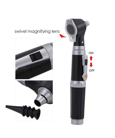 Buy LED Otoscope - Professional 3X Ear Speculum with 4 Interchangeable Heads for Ear Diagnostics | International Shipping Available - Buy Online on GoSupps.com