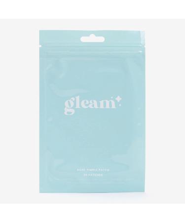 GLEAM Pimple Patches Refreshing Acne Healing Patch Hydrocolloid Pimple Band-Aids for Face Absorbent Zit Stickers Breathable Waterproof Acne Cover Dots 8mm + 12mm (36 Patches)