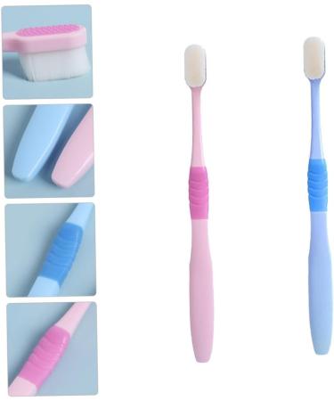 Buy Minkissy 2pcs Soft Toothbrush Set Gentle Fur Cleaning Brush for Ultimate Care | International Shipping Available - Buy Online on GoSupps.com