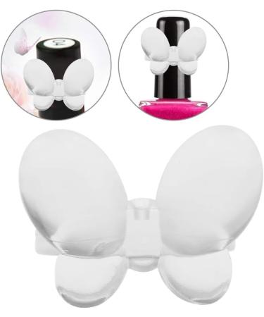 Beautiful Nail Display Ring Nail Chart Woman for Beauty Salon Manicure Store Personal Use Butterfly transparent - Buy Online on GoSupps.com