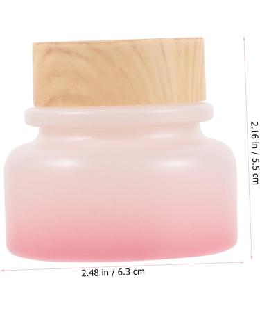 minkissy Face Cream Terrarium Sugar Scrub Containers Sample Containers Cream Jar Refillable Cream Container Empty Cream Bottle Mini Containers with Lids Plastic Glass Lotion Travel 6.3x6.3cm As Shown - Buy Online on GoSupps.com
