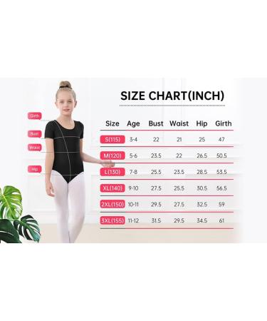 Girls' Speerise Classy Short Sleeve Bow Back Ballet Leotard - Black, Medium - Buy Online on GoSupps.com