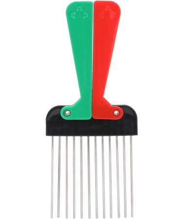 Metal Hair Pick Pick Comb Portable Hair Salon Pick Comb Hairdressing Detangle Hair Pick Styling Tool Accessory - Buy Online on GoSupps.com