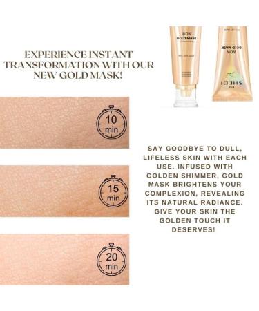Anti-Aging Gold Face Mask | Moisturizing Blackhead Removal Fine Line Reduction & Skin Revitalization - Shop Now - Buy Online on GoSupps.com