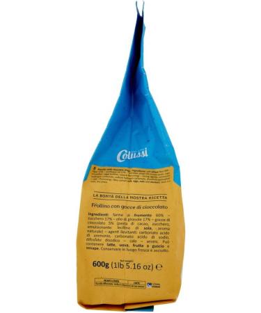  Italian Gourmet E.R. Lot of 6 Biscotti Frollini Gran Dispensa Gocce Cioccolato Biscuits with chocolate chips biscuits 600 g + Italian Gourmet Pulp 400 g - Buy Online on GoSupps.com