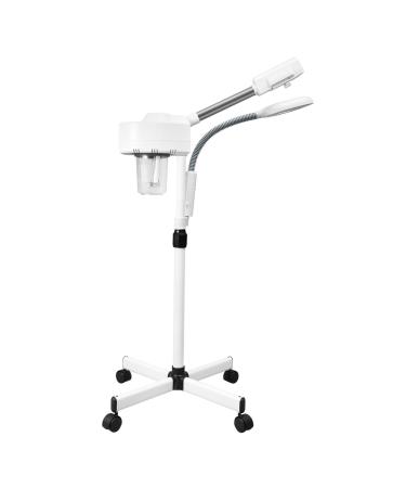 BJTDLLX Professional 2 in 1 Facial Steamer 750W 220V Facial Steamer 360 Rotating Steam Device with Magnifying Glass