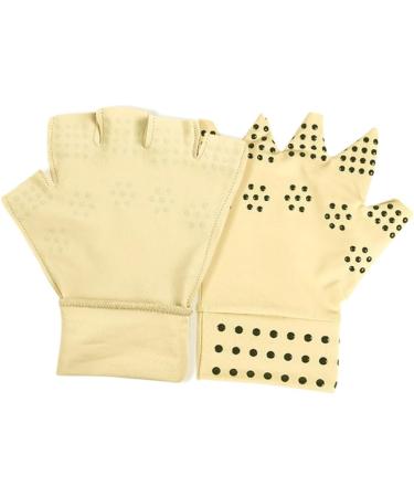 Healvian 3 Pairs Non-Slip Silicone Magnetic Fitness Gloves - Anti-Tendonitis Riding & Biking Protection - Buy Online on GoSupps.com