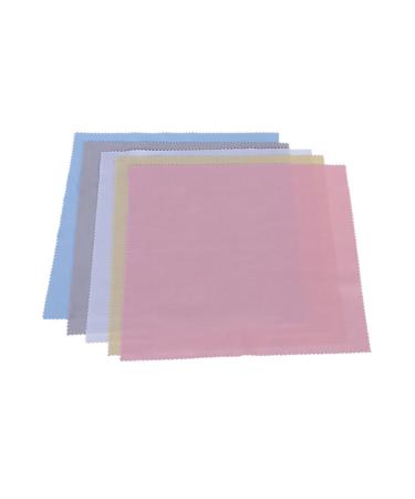 FRCOLOR 5pcs Cleaning Cloth Glasses Cloth Motorcycle Keychains for Men Lens Cleaning Cloth Glasses Cleaning Cloth Suede Screen Sunglasses Cloth