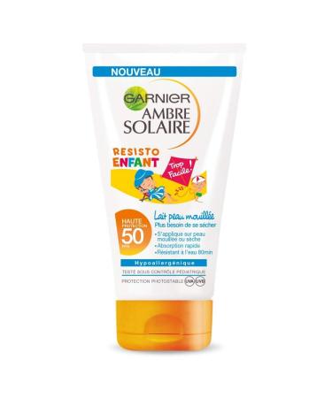 Garnier Ambre Solaire Wet Skin Sun Milk for Children SPF 50