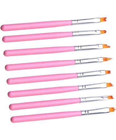 minkissy 3 Sets Gel Nail Brush Nail Art Supplies Detail Drawing Brush Nail Gel Kit De Manicura Nail Art Tips Builder Gel Builder for Nails Builder Gel for Nails Pink Tool Painted - Buy Online on GoSupps.com