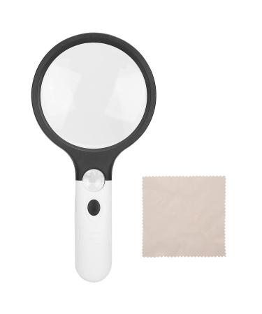 Magnifier 2X 30X Magnifying Glass with Lens Cleaning Cloth for Office for Archaeology for Outdoor Work