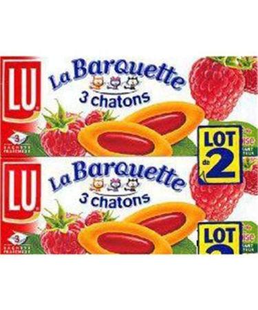LU BARQUETTE - Raspberry Tray 240G - Pack of 4 - free delivery