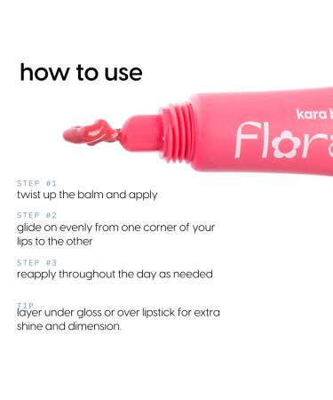 Kara Beauty Flora Tint Tinted Lip Balm with Shea Butter and Jojoba Oil Hydrating Lip Tint Balm for Daily Makeup Sheer Buildable Color with Vanilla or Mint Scent Comfortable Lip Care (Marigold Glow) - Buy Online on GoSupps.com