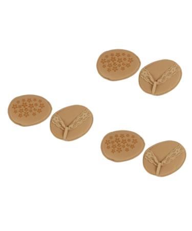 NOLITOY 3 Pairs Shoe Inserts Flops Insole Pad for Shoes Forefoot Pad High Heel Miss