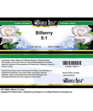 Bianca Rosa Bilberry 5:1 Cream (2 oz ZIN: 519260) - 2 Pack - Buy Online on GoSupps.com