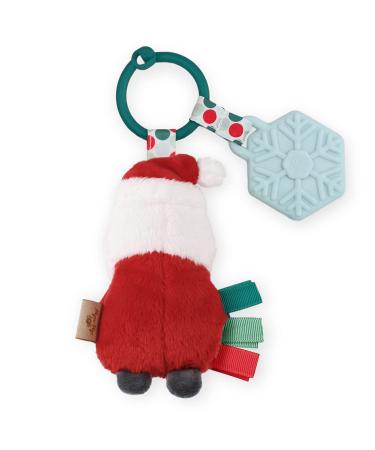 Itzy Ritzy Itzy Pal Toy & Teether - Nick the Santa | Crinkle Sound, Textured Ribbons, Silicone Teether | Includes Lovey | Infant Toy - Buy Online on GoSupps.com