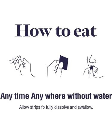 Labottach Easy Travel Melatonin 3mg Dissolvable Strips Quick Dissolve Sleep Aid for a Restful Night's Sleep 10-Count White - Buy Online on GoSupps.com