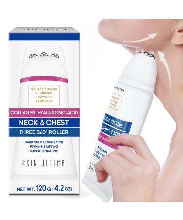 Neck Firming Cream - Collagen Beauty Neck Cream for Tightening and Lifting - Tighten and Lift - GO Contains Pure Hyaluronic Acid and Vitamin C and E 4.2 OZ Unscented