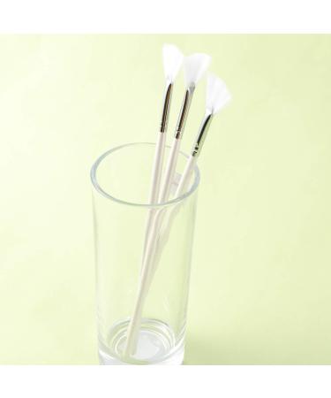 3pcs Mask Long Handle Fan Shape Professional Skin Care Mask DIY - Buy Online on GoSupps.com