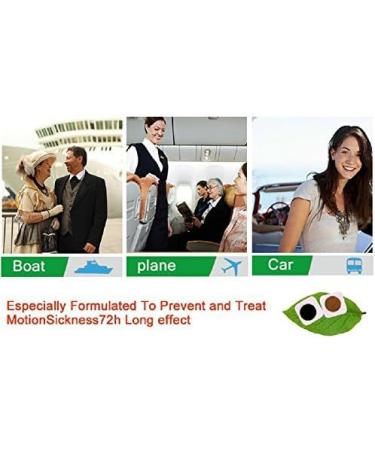 KONGDY Motion Sickness Patches - Anti Nausea Relief for Travel, Car, Sea, Air - CE FDA Certified (10) - Buy Online on GoSupps.com