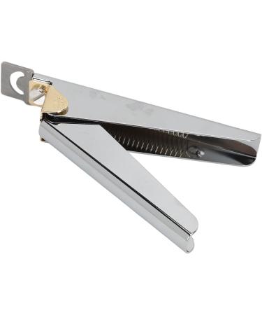 False Nail Clipper Comfortable Handle Easy Operation Good Workmanship Fake Nail Trimmer Lightweight U Shape for Home and Salon Use (Silver) - Buy Online on GoSupps.com
