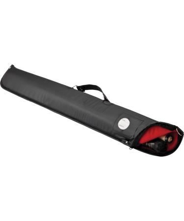 Casemaster Billiard/Pool Cue Soft Vinyl Case, Holds 1 Complete 2-Piece Cue (1 Butt/1 Shaft), Black - Buy Online on GoSupps.com