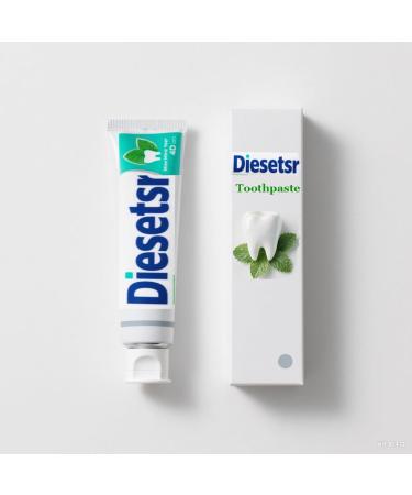 Diesetsr Clean Mint Toothpaste Fresh Flavor Pack of 2 Portable Travel Cleaning Supplies