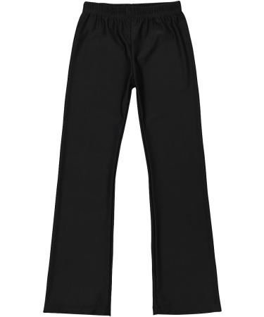 iiniim Kids Boot Cut Jazz Dance Pants Black 6 | Loose Yoga Gymnastic Flared Leggings for Boys and Girls - Buy Online on GoSupps.com