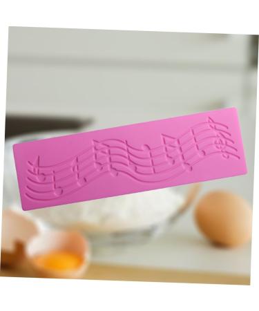 HOMSFOU Cake Toppers Music Note Decor Silicone Mold Cake Decorations De para Gelatinas Cake Mold Fondant Molds Cakesicles Mold DIY Mould Fondant Cake Fudge medium Pink - Buy Online on GoSupps.com