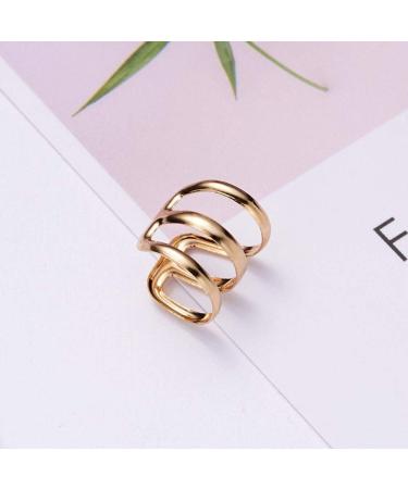 Ximimark 15 Pcs Dreadlock Beads Hair Rings Set - Gold Silver Bronze | Adjustable Hair Cuff Clip for Braid Styling - Buy Online on GoSupps.com