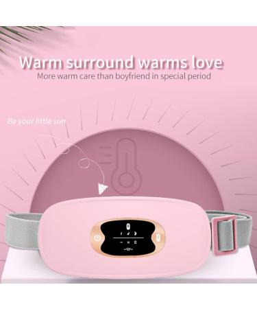 Samnuerly Portable Menstrual Heating Pillows - 3-Speed Adjustable Back & Abdominal Relief for Women & Girls (Pink) - Promote Blood Circulation - Buy Online on GoSupps.com