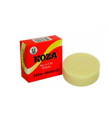 Natural Sulfur Soap Organic Anti Acne Anti Blackheads Kills Lice and Parasites For Face Hair Body
