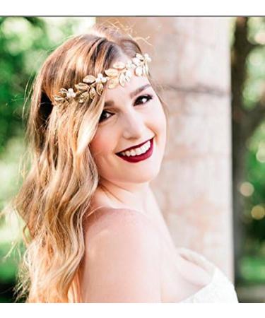 Gracewedding Women Fashion Grecian Hairpiece Leaf Bridal Headband Wedding Headpiece Wedding and Bridal Hair Accessories - Buy Online on GoSupps.com