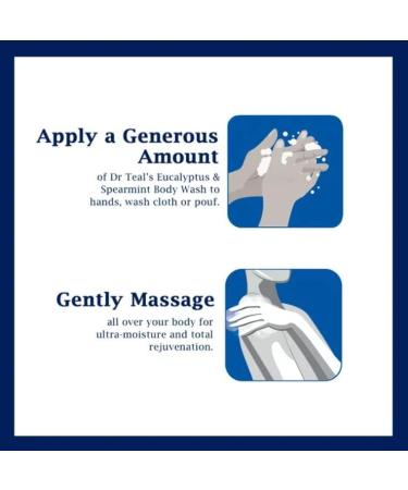 Dr Teal's Body Wash Relax & Relief with Eucalyptus & Spearmint 24 oz (Pack of 5) - Buy Online on GoSupps.com