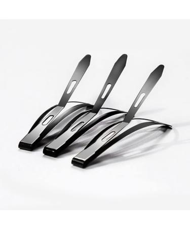 30PCS Black Oval Contour Hair Clips - Metal Snap Hair Barrettes for Women and Girls - Non Slip Hair Accessories for Styling - Buy Online on GoSupps.com