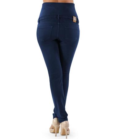 MAMAJEANS Venezia Maternity Skinny Pants - Comfortable Elasticity, Stylish Fit for Perfect Maternity Wear - Made in Italy (S-8 Midnight Blue) - Buy Online on GoSupps.com