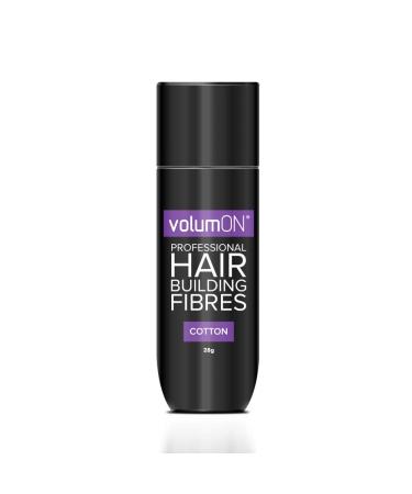 Professional Hair Building Fibres - Black Cotton Hair Loss Concealer | 28g | 30 Uses - Shop Now for Instant Confidence - Buy Online on GoSupps.com