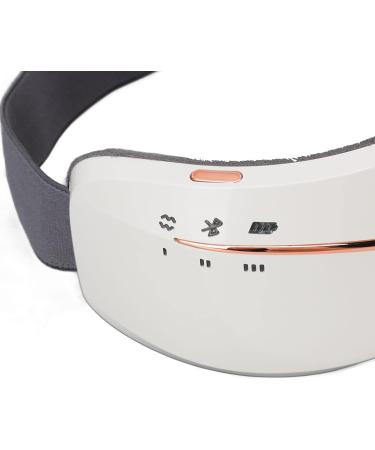 Haofy Headache Massager & Eye Massage Device - Intelligent Heating Vibration USB Charging | Perfect for Dormitory Use (White) - Buy Online on GoSupps.com