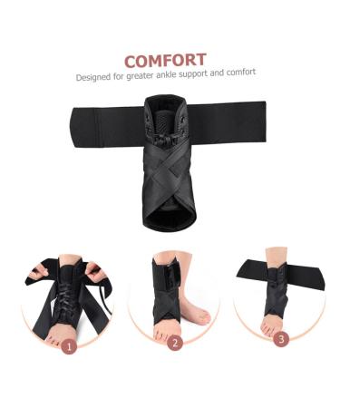 Buy Gatuida Adjustable Ankle Support Brace for Men - Ankle Protection Guard Sports Ankle Sleeve & Sprain Proof Cover (39x20cm Black) - International Shipping Available - Buy Online on GoSupps.com