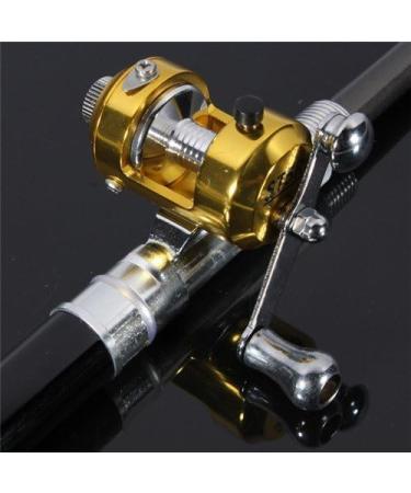 Krismile 38-inch Mini Portable Pocket Aluminum Alloy Fishing Rod Pen - Black - Buy Online on GoSupps.com