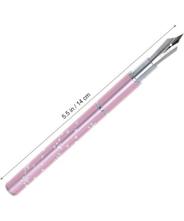 minkissy 1 Set nail art pen nail calligraphy pen tools nail art design pen paint marker replacement tips DIY embroidery tool multi placer builder brush Stainless steel drawing tool diamond - Buy Online on GoSupps.com