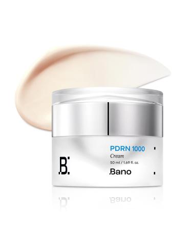 Bano PDRN 1000 Cream - PDRN & Collagen Firming Cream for Loose Skin | Face Moisturizer for Sensitive Skin | Bakuchiol for Skin Elasticity | Korean Skin Care | Fragrance-Free | 1.69 fl oz