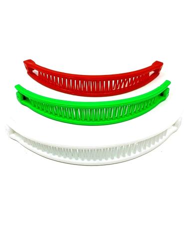 Crispy Collection Long Banana Clips Hair Combs - Set of 3 - Buy Online on GoSupps.com