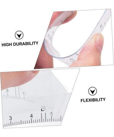 Baluue 20 Pcs Eyebrow Design Ruler Microblading Adhesive Eyebrow Sticker Eyebrow Ruler Tool White Plastic 22x5cmx2pcs Whitex2pcs - Buy Online on GoSupps.com